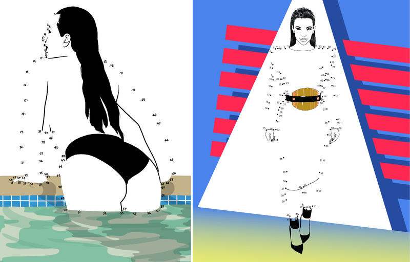 Illustration for article titled The Creators of That Drake Coloring Book Now Have a Kim Kardashian Connect-the-Dots